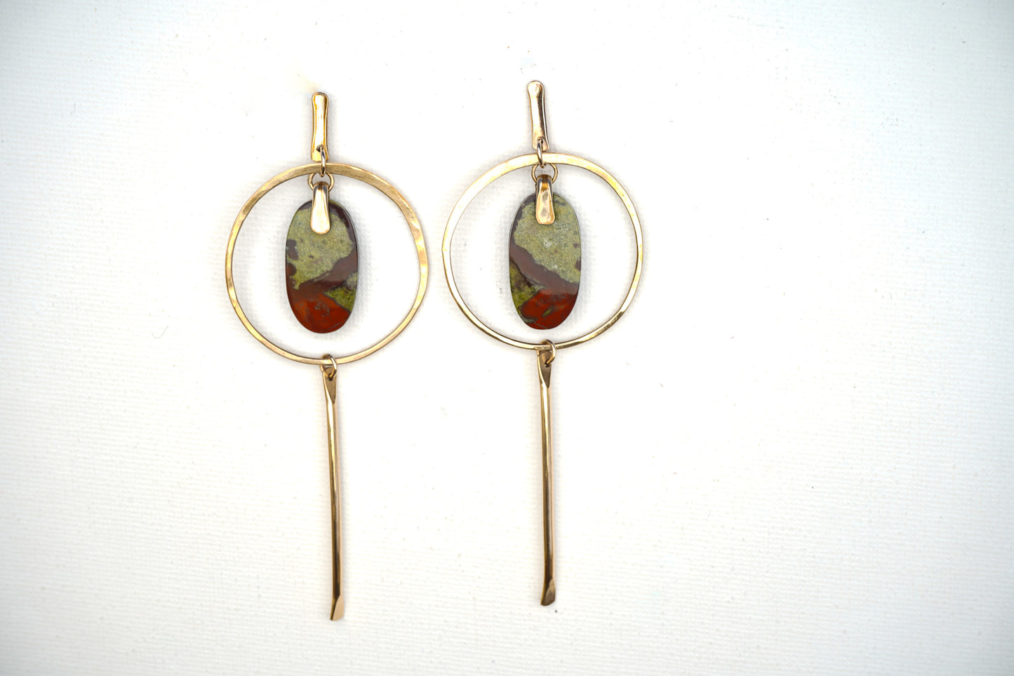 Dragon Blood Jasper Circles