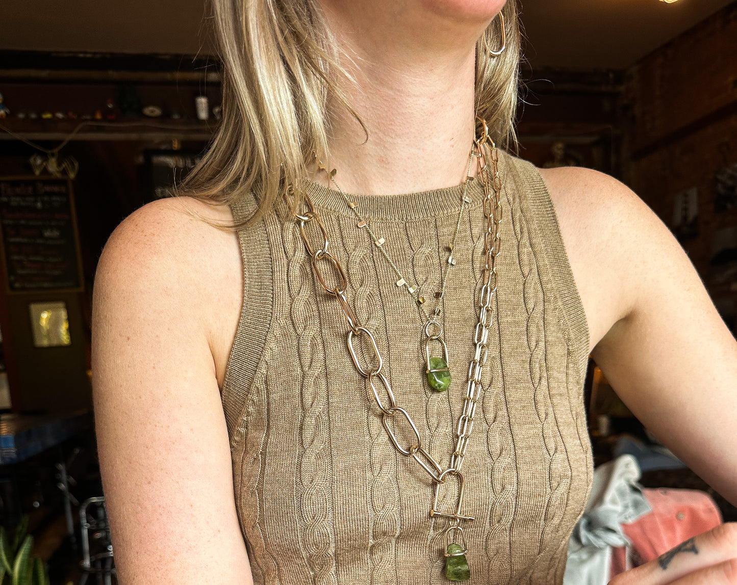 Starlight Short Necklace - Gold Filled