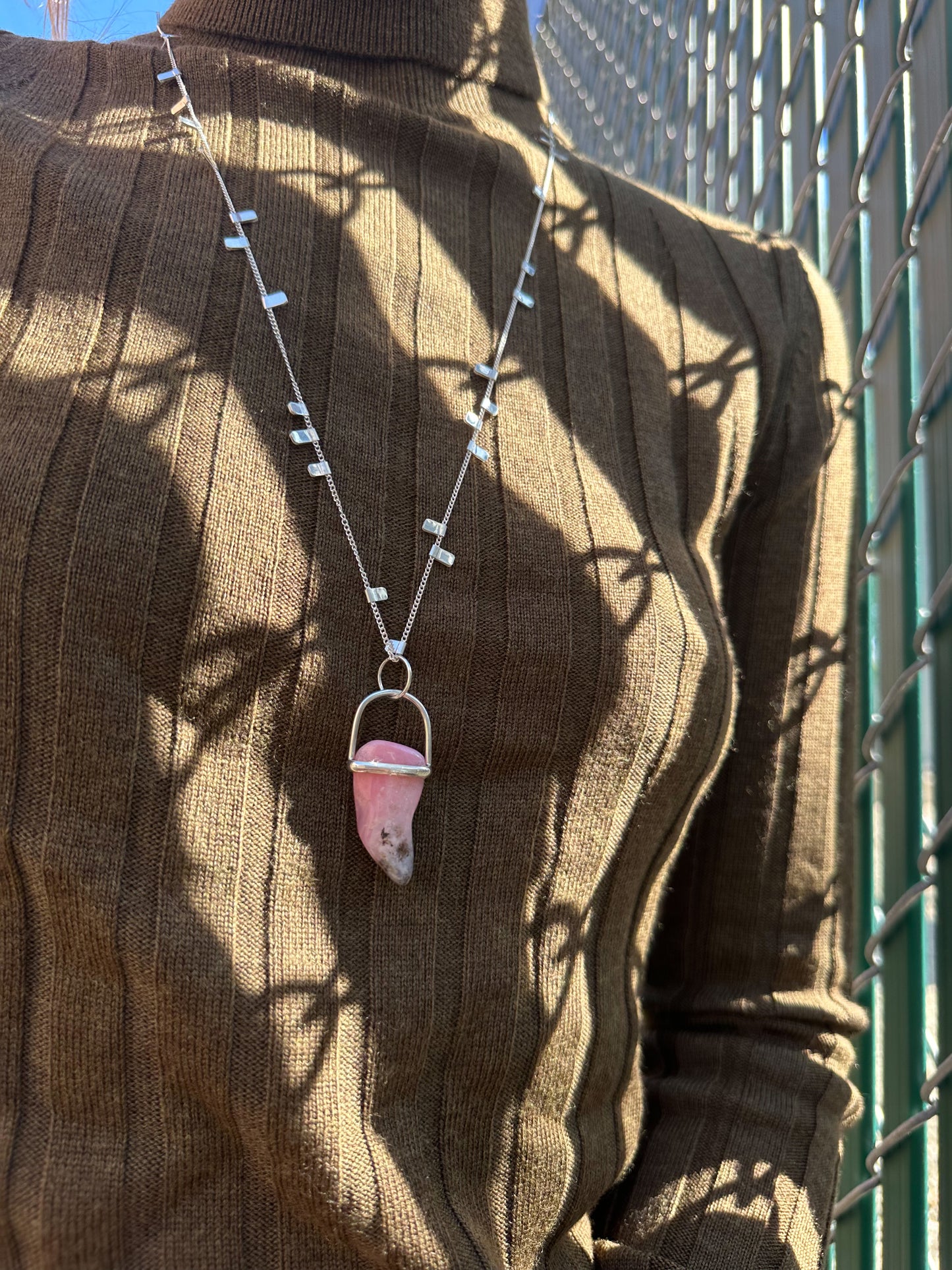 Starlight Long Necklace - Silver